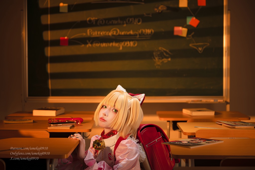 Umeko J - The Purring Classmate - Mitaku photo 1-18