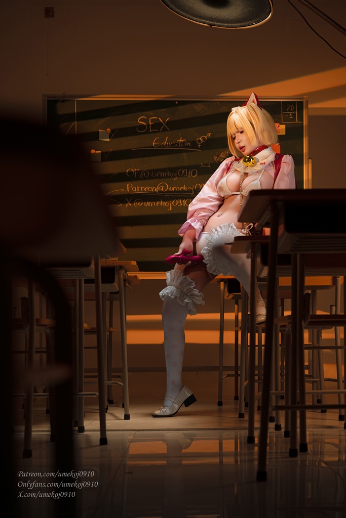 Umeko J - The Purring Classmate - Mitaku photo 1-8