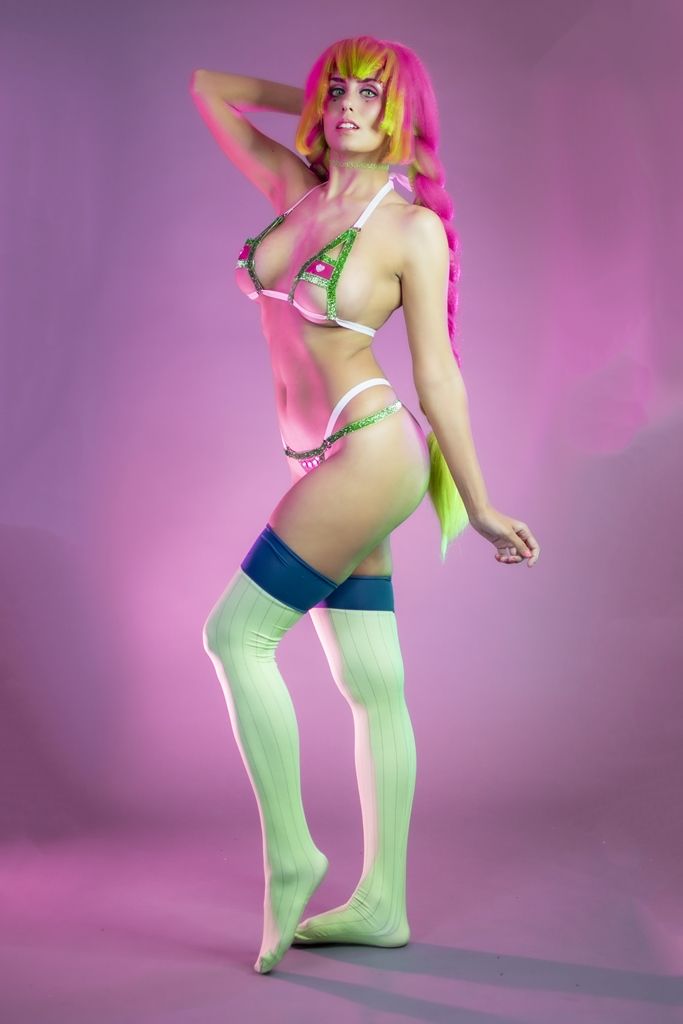 Khainsaw - Mitsuri Kanroji Lingerie - Mitaku photo 1-2