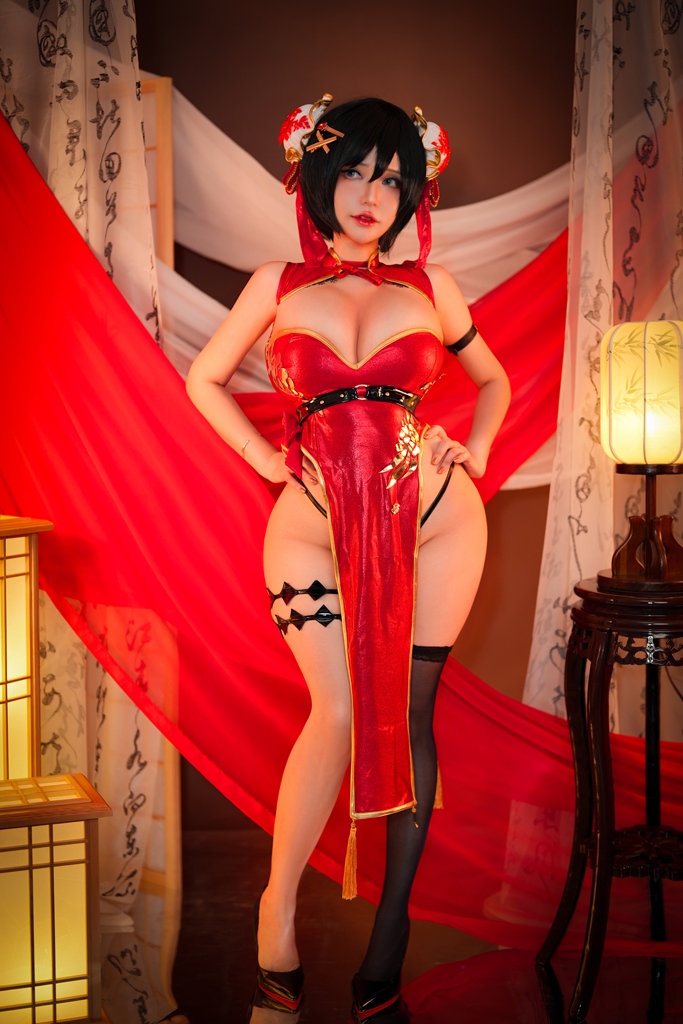 Potato Godzilla - Cheongsam - Mitaku photo 1-1