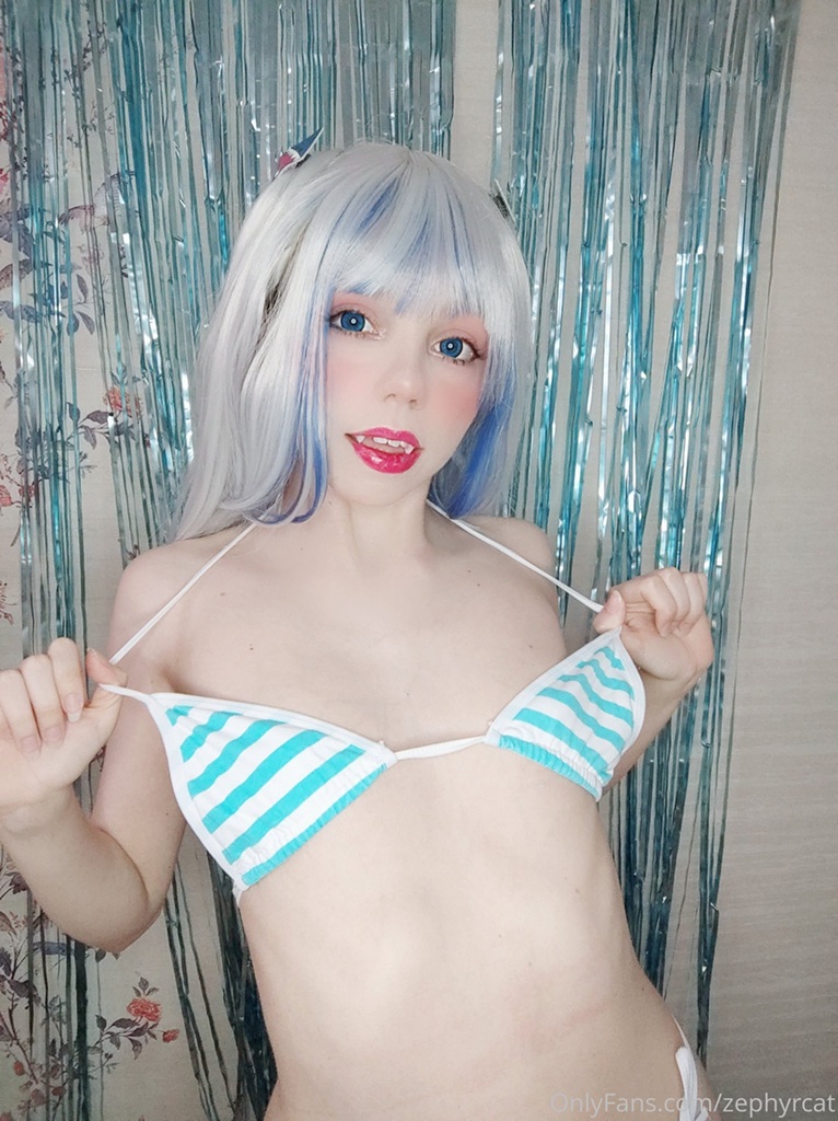 Zephyr Cat - Gawr Gura Bikini - Mitaku photo 1-9