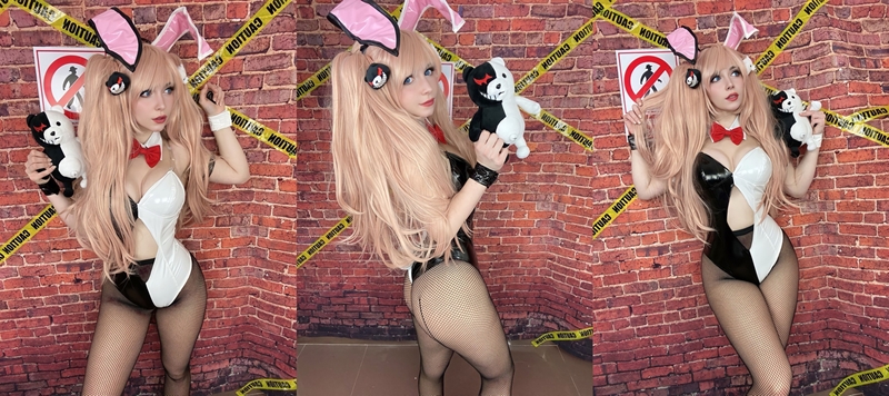 Lady Pizza Hug - Junko Enoshima Bunny Suit - Mitaku