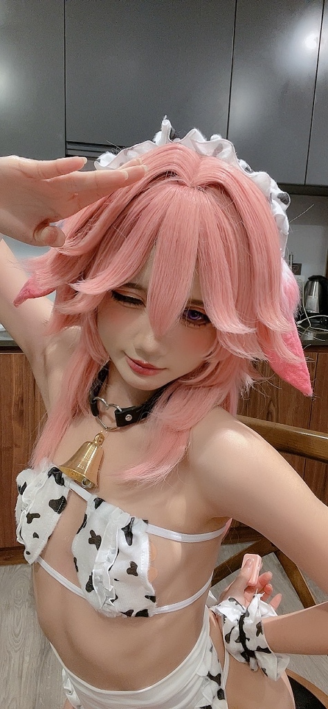 PoppaChan - Yae Miko Cow - Mitaku photo 3-9