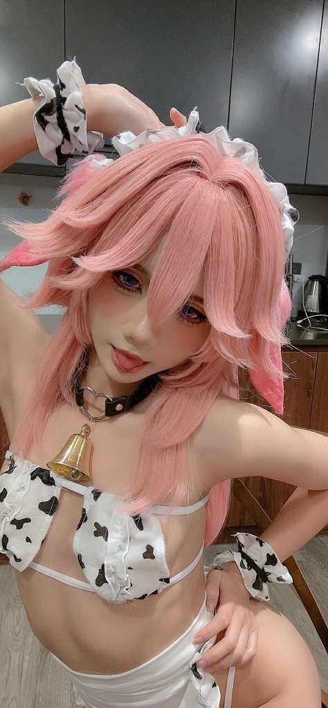 PoppaChan - Yae Miko Cow - Mitaku photo 3-12