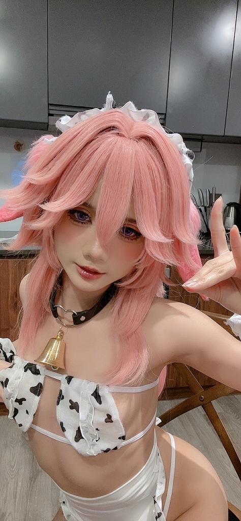 PoppaChan - Yae Miko Cow - Mitaku photo 3-13