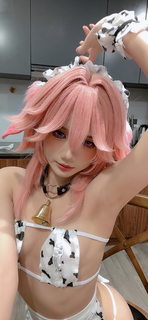 PoppaChan - Yae Miko Cow - Mitaku photo 3-15