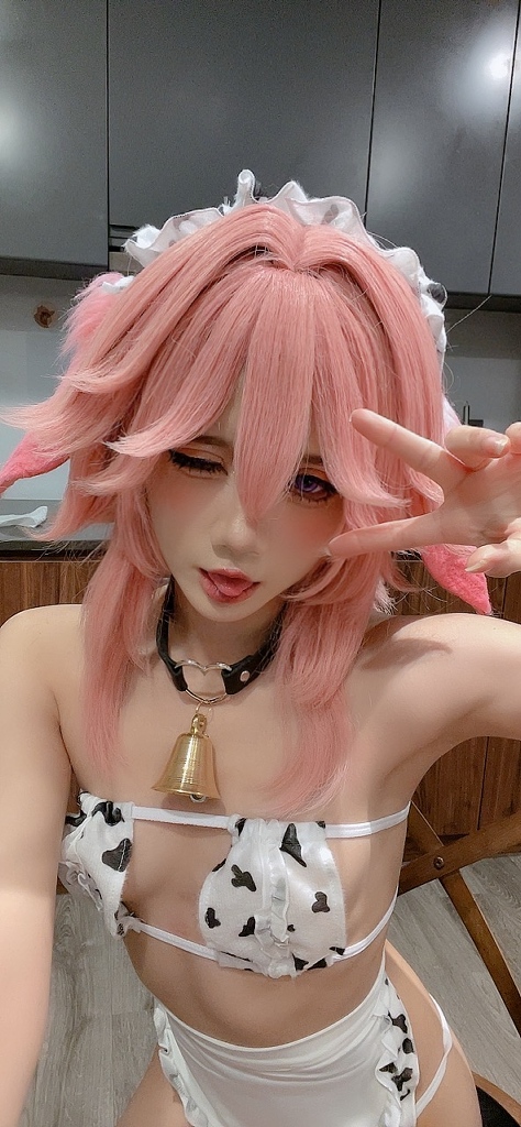 PoppaChan - Yae Miko Cow - Mitaku photo 3-17