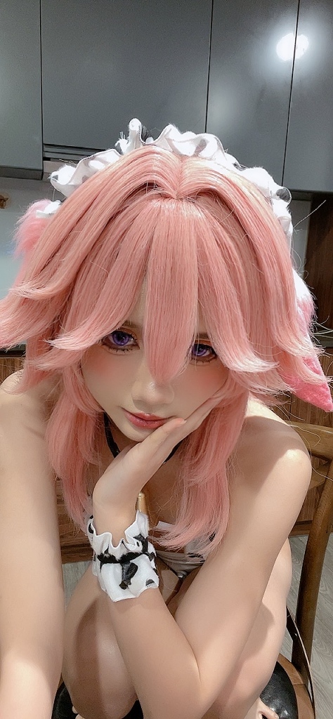 PoppaChan - Yae Miko Cow - Mitaku photo 4-1