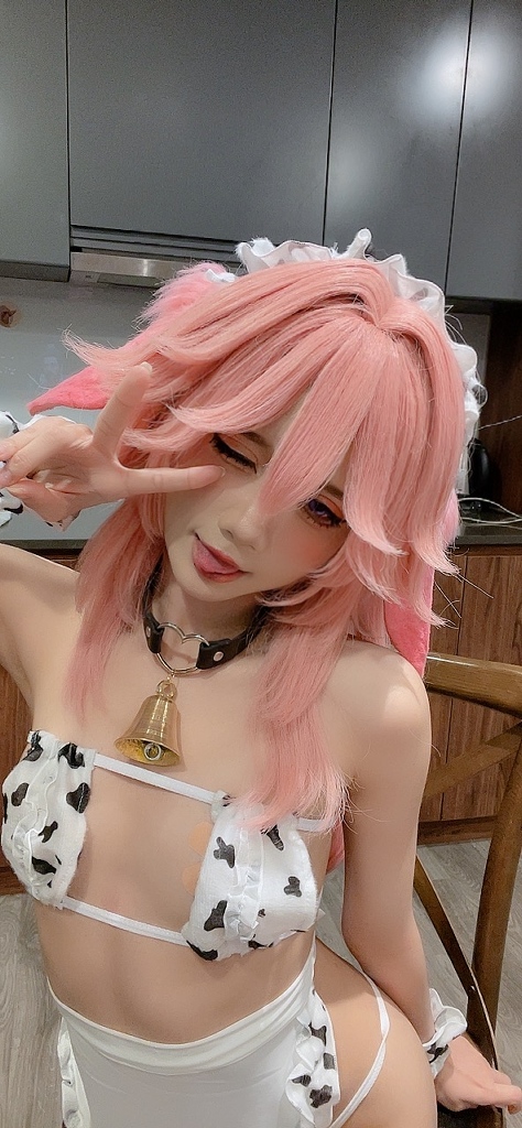 PoppaChan - Yae Miko Cow - Mitaku photo 4-13