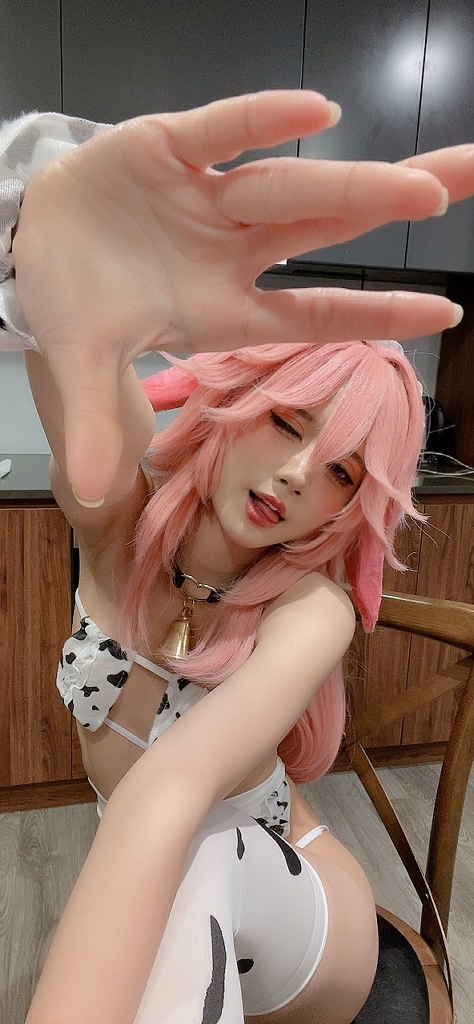 PoppaChan - Yae Miko Cow - Mitaku photo 5-0