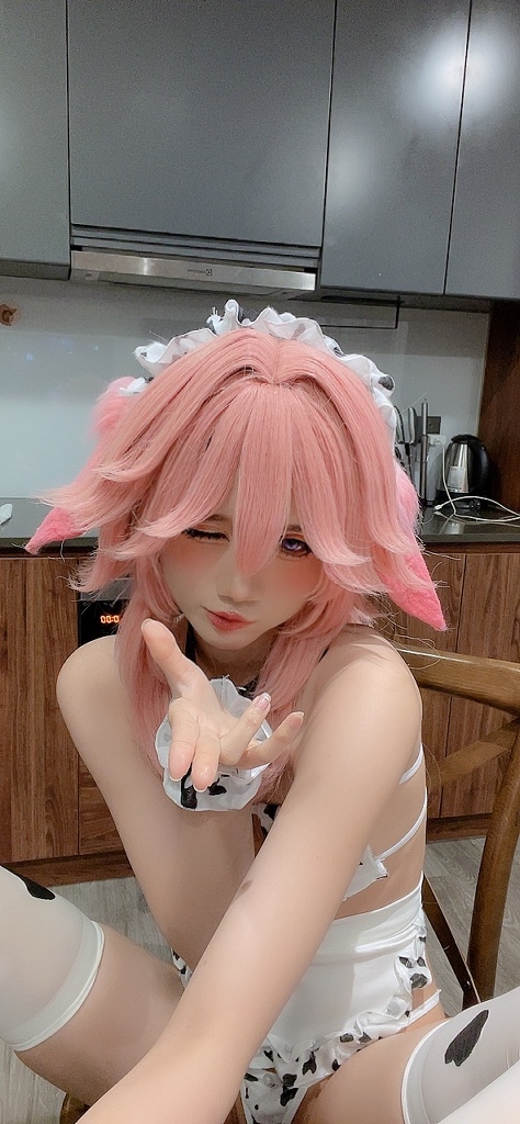 PoppaChan - Yae Miko Cow - Mitaku photo 5-1