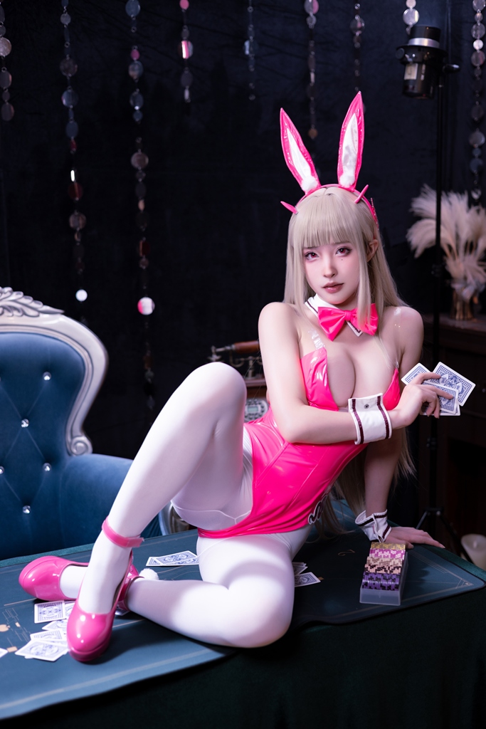 Shimizu Yuno 清水由乃 - Alice Bunny Suit (NIKKE) - Mitaku photo 1-5