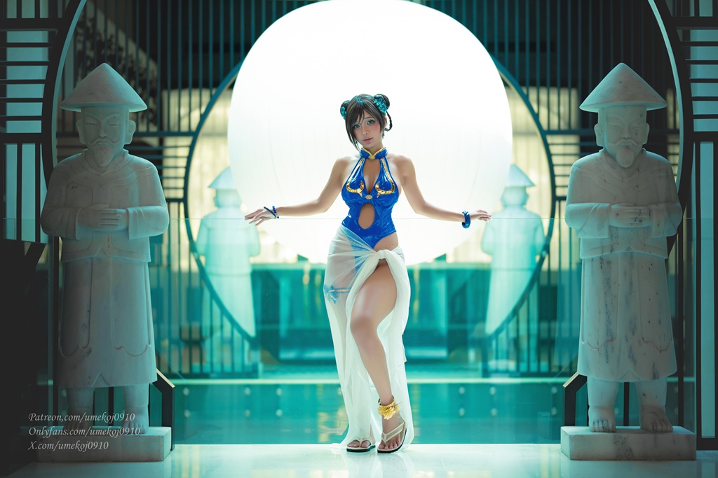 Umeko J - Chun-Li Outfit 4 (Street Fighter 6) - Mitaku photo 3-4