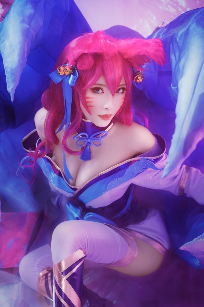 Shimizu Yuno 清水由乃 - Spirit Blossom Ahri - Mitaku photo 1-13