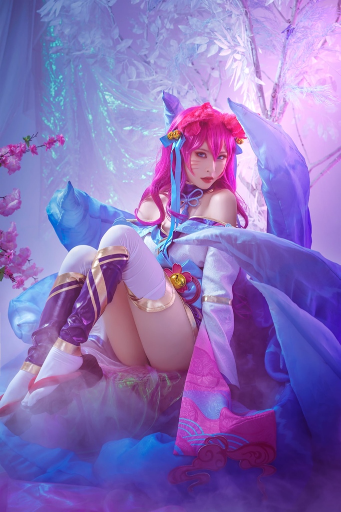 Shimizu Yuno 清水由乃 - Spirit Blossom Ahri - Mitaku photo 1-14