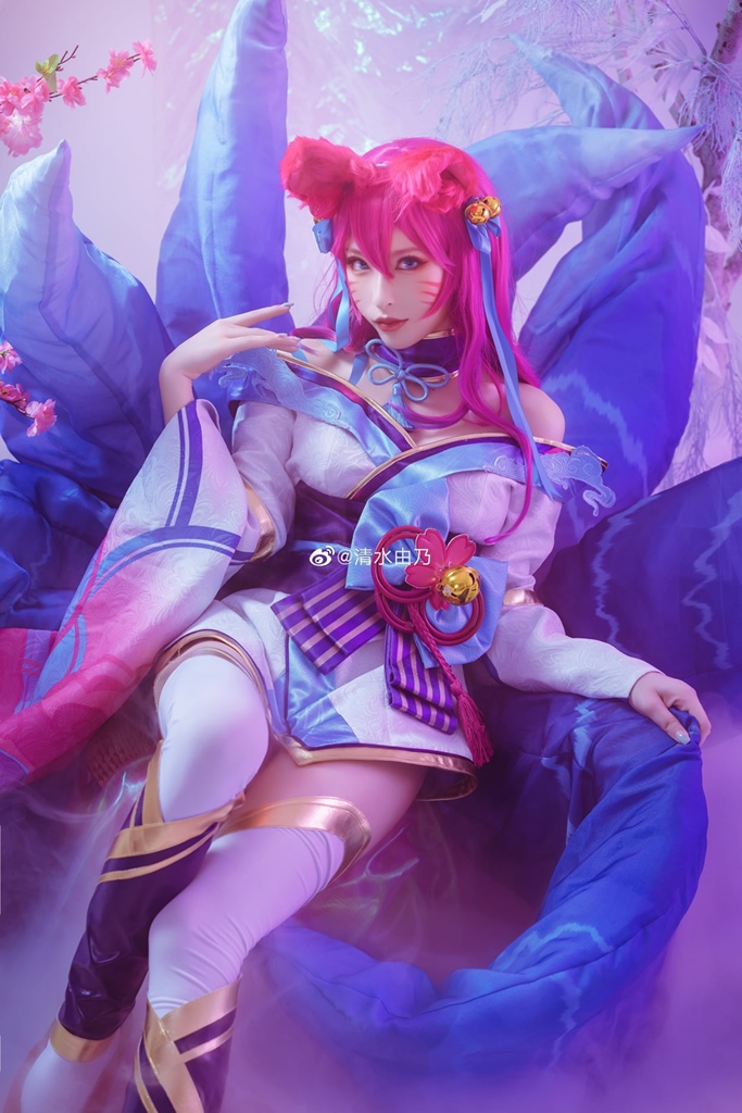 Shimizu Yuno 清水由乃 - Spirit Blossom Ahri - Mitaku photo 1-17