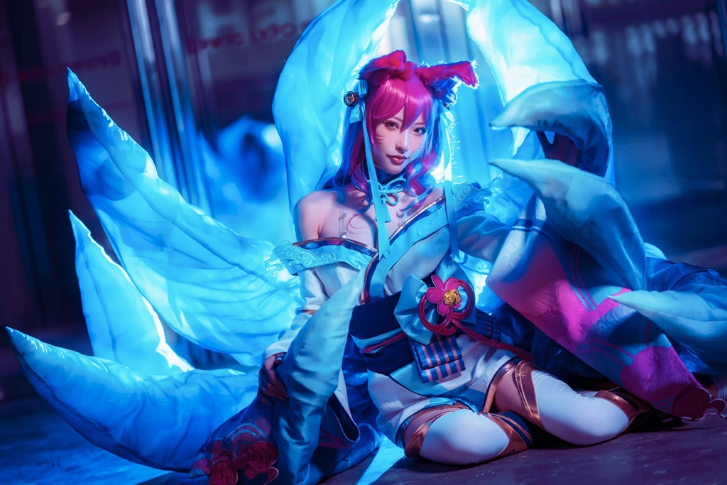 Shimizu Yuno 清水由乃 - Spirit Blossom Ahri - Mitaku photo 1-1