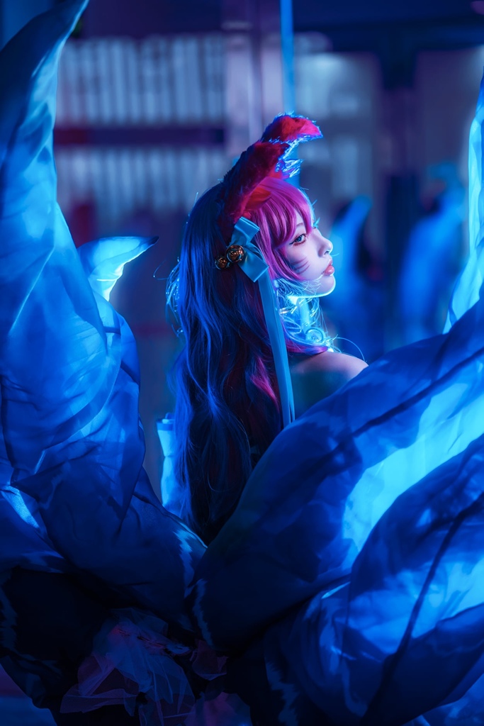 Shimizu Yuno 清水由乃 - Spirit Blossom Ahri - Mitaku photo 1-4