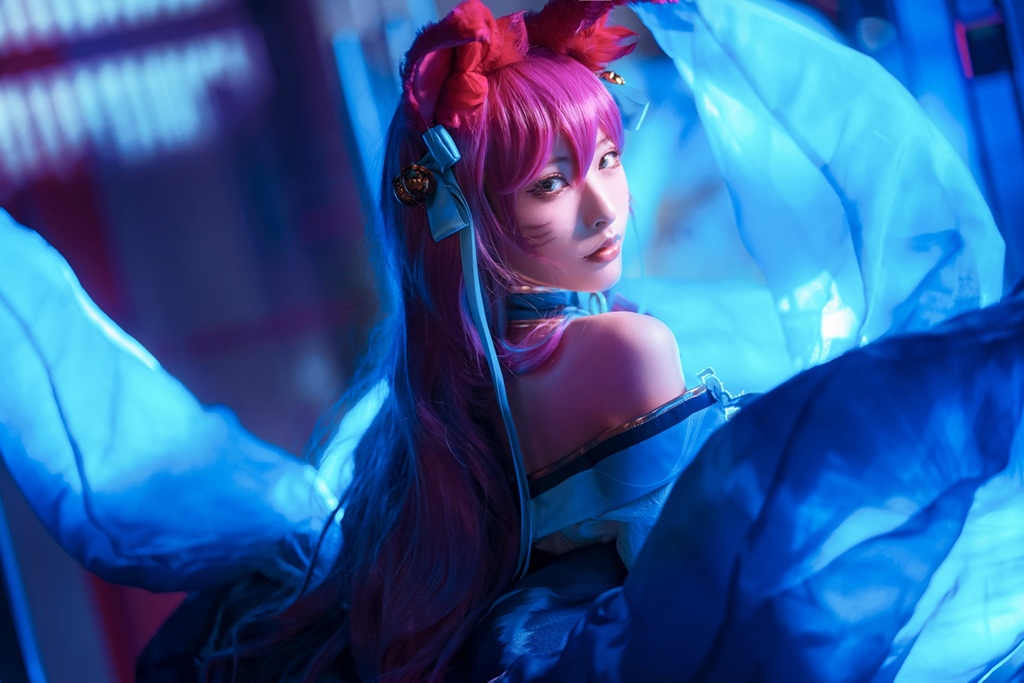 Shimizu Yuno 清水由乃 - Spirit Blossom Ahri - Mitaku photo 1-5