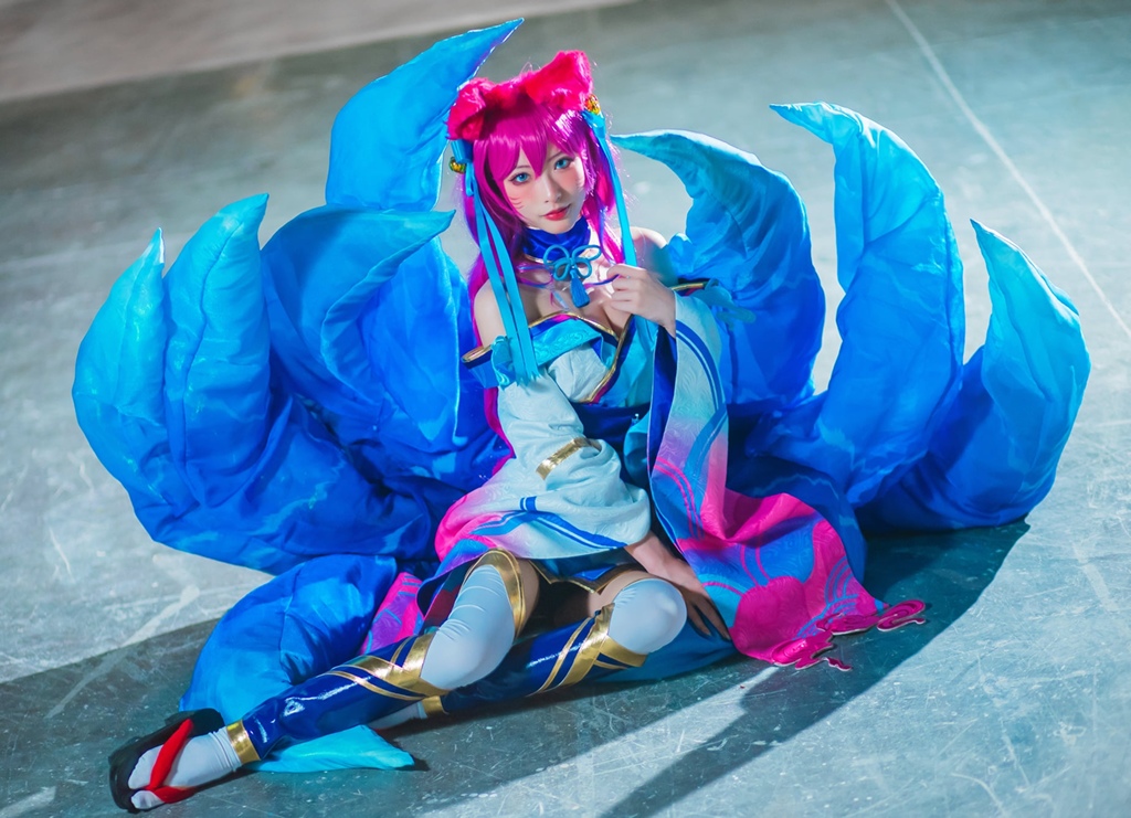 Shimizu Yuno 清水由乃 - Spirit Blossom Ahri - Mitaku photo 1-7