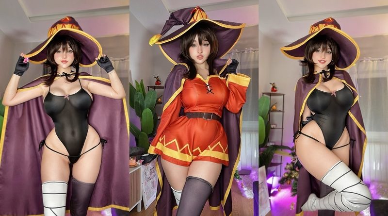 Hidori Rose Megumin Frieren as Megumin Bonus Cover