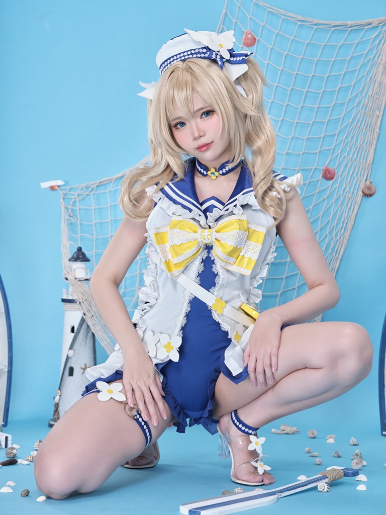 ZinieQ - Barbara Swimsuit (Genshin Impact) - Mitaku photo 1-13