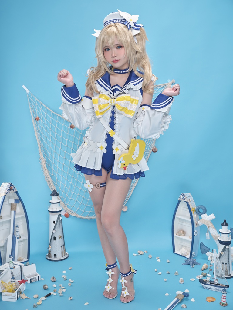 ZinieQ - Barbara Swimsuit (Genshin Impact) - Mitaku photo 1-2