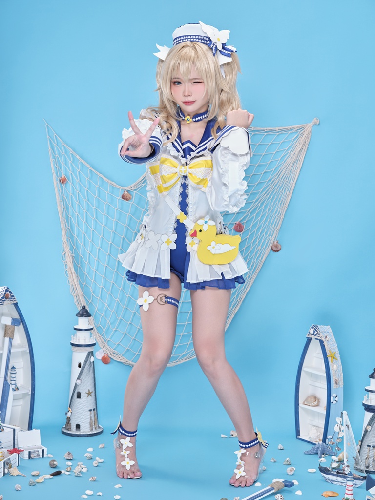 ZinieQ - Barbara Swimsuit (Genshin Impact) - Mitaku photo 1-7