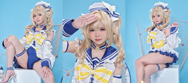 ZinieQ - Barbara Swimsuit (Genshin Impact) - Mitaku