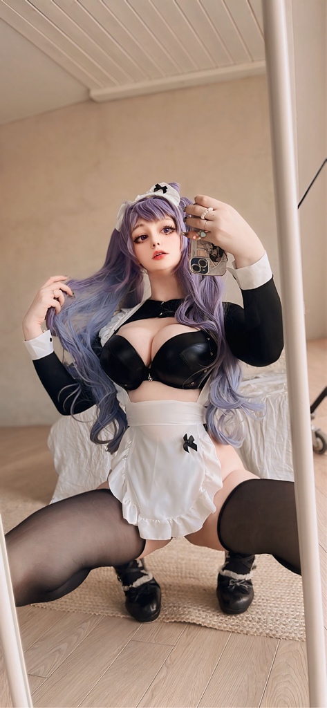 Kamelya Chan - Keqing Maid - Mitaku photo 2-6