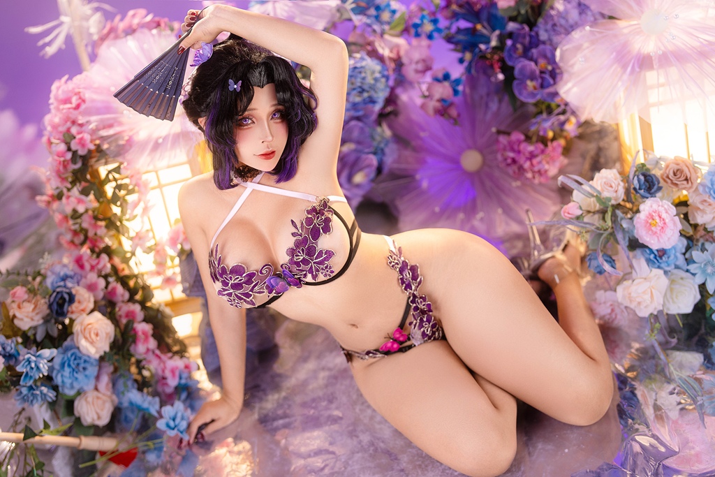 Sayo Momo - Shinobu Kocho Lingerie - Mitaku photo 1-5