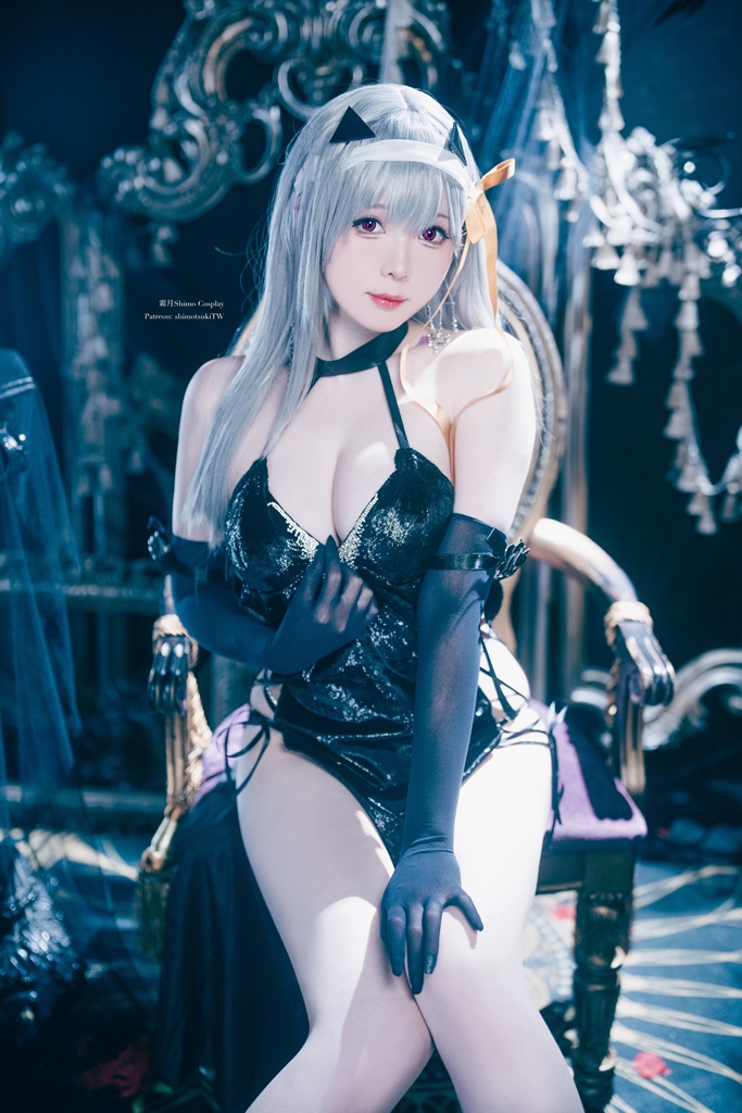 Shimo - Modernia Black Dress (NIKKE) - Mitaku photo 1-2