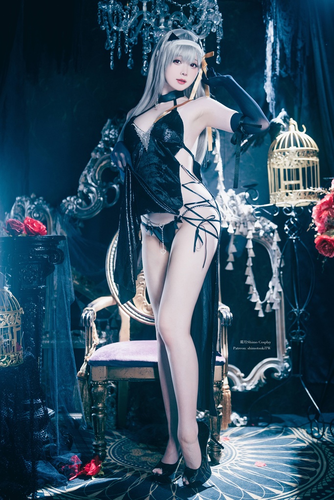 Shimo - Modernia Black Dress (NIKKE) - Mitaku photo 1-3