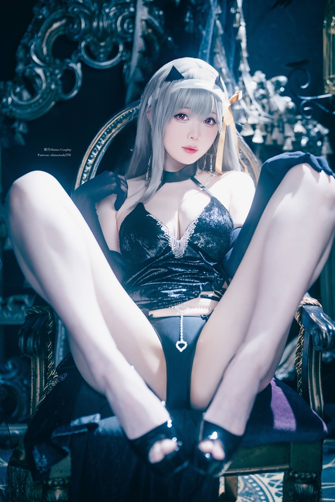 Shimo - Modernia Black Dress (NIKKE) - Mitaku photo 1-6