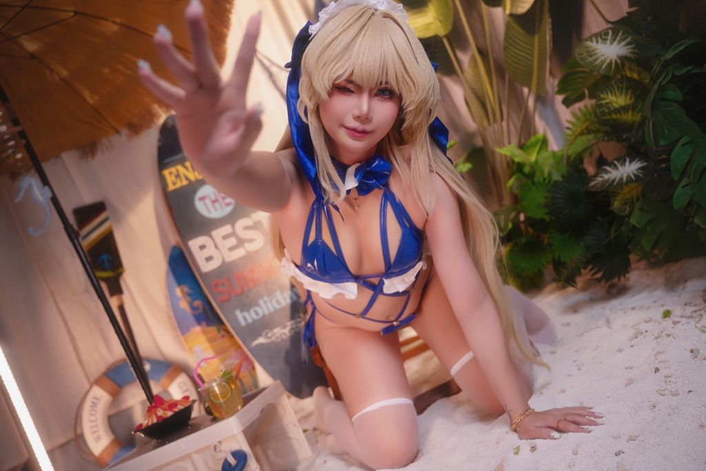 Miinmeow - Asuma Toki Swimsuit - Mitaku photo 1-9