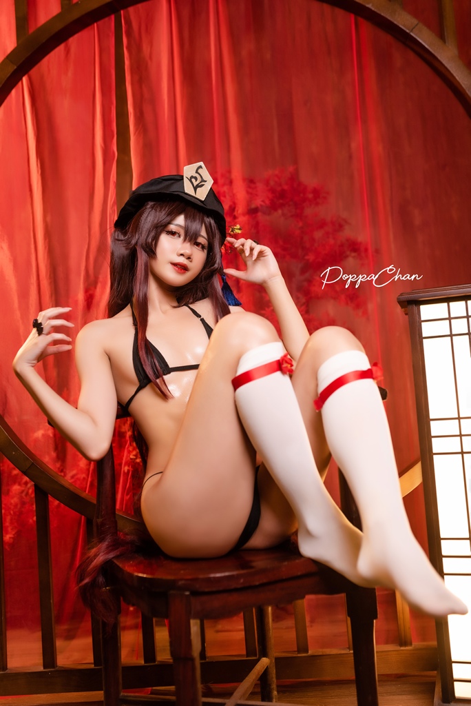 PoppaChan - Hu Tao - Mitaku photo 1-6