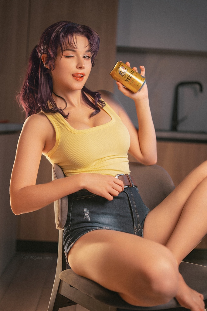 Shirogane Sama - Misato Katsuragi - Mitaku photo 1-4