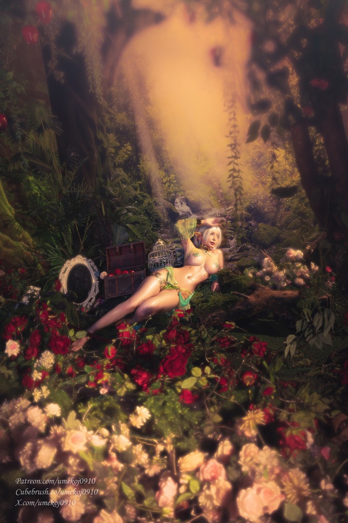 Umeko J - Frieren in Nahida Outfit - Mitaku photo 2-19