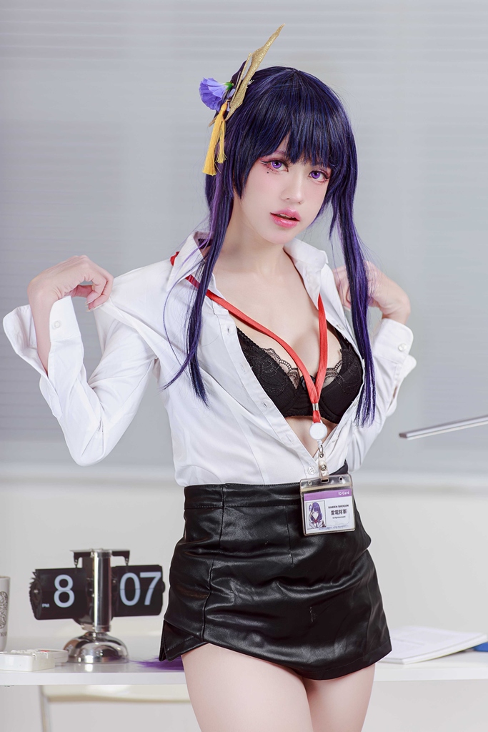 PingPing - Raiden Shogun Office Lady - Mitaku photo 1-0