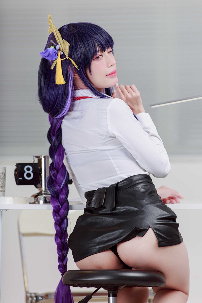 PingPing - Raiden Shogun Office Lady - Mitaku photo 1-9