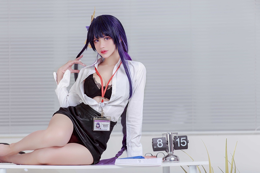 PingPing - Raiden Shogun Office Lady - Mitaku photo 1-10