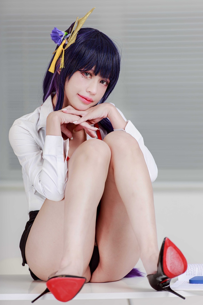 PingPing - Raiden Shogun Office Lady - Mitaku photo 1-12