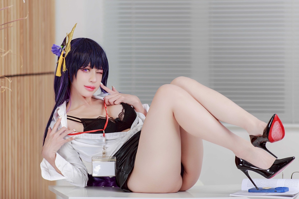 PingPing - Raiden Shogun Office Lady - Mitaku photo 1-13