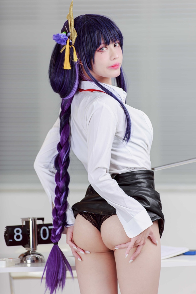 PingPing - Raiden Shogun Office Lady - Mitaku photo 1-3