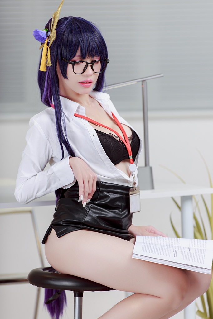 PingPing - Raiden Shogun Office Lady - Mitaku photo 1-7