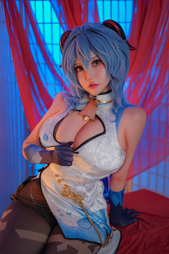 Potato Godzilla - Ganyu Qipao - Mitaku photo 1-9