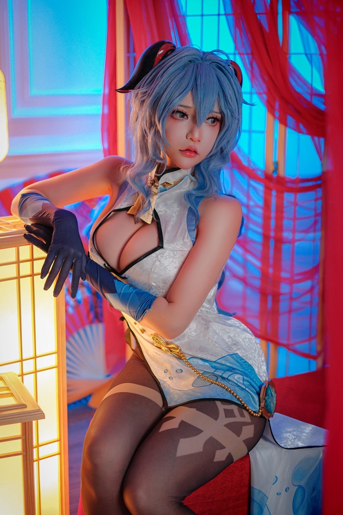 Potato Godzilla - Ganyu Qipao - Mitaku photo 1-10