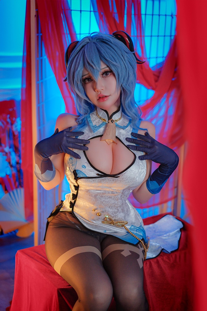 Potato Godzilla - Ganyu Qipao - Mitaku photo 1-11