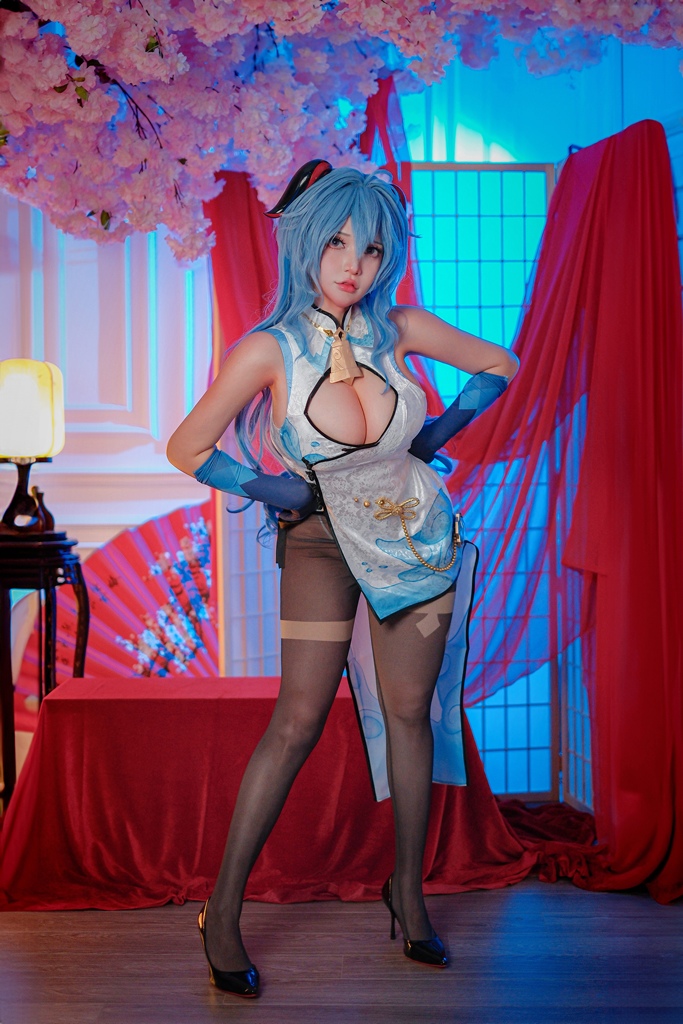 Potato Godzilla - Ganyu Qipao - Mitaku photo 1-5