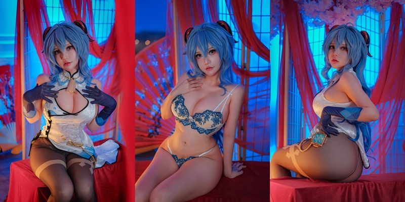 Potato Godzilla - Ganyu Qipao - Mitaku